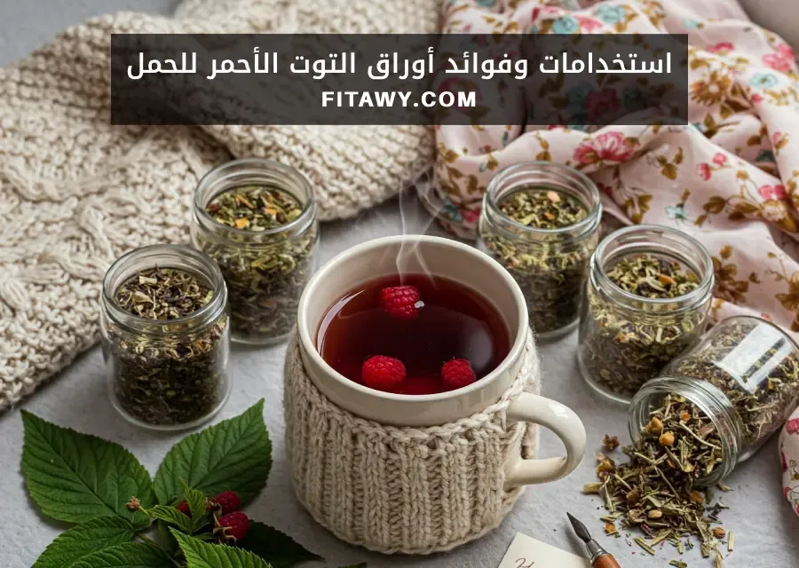 استخدامات وفوائد أوراق التوت الأحمر للحمل